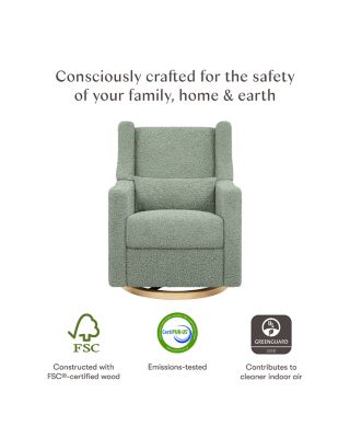 Kiwi Electronic Recliner and Swivel Glider With USB Port