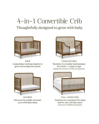 Liberty 4 in 1 Convertible Spindle Crib