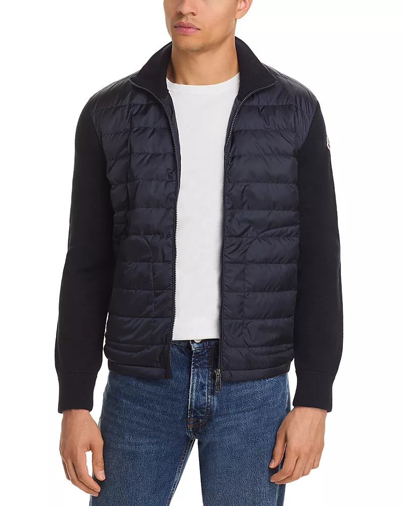 Moncler Padded Zip Up Cardigan