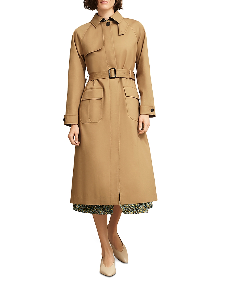 Hobbs London Donnington Trench Coat In Brown