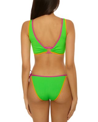 Crinkle Crush Demi Side Tie Bikini Bottom