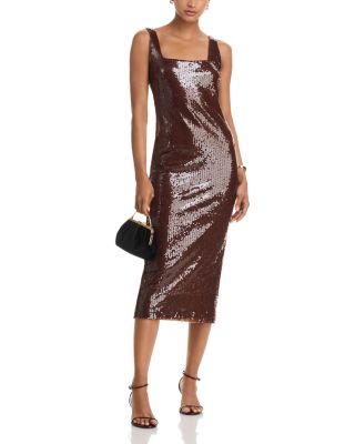 Sequin Midi Dress - Exclusive