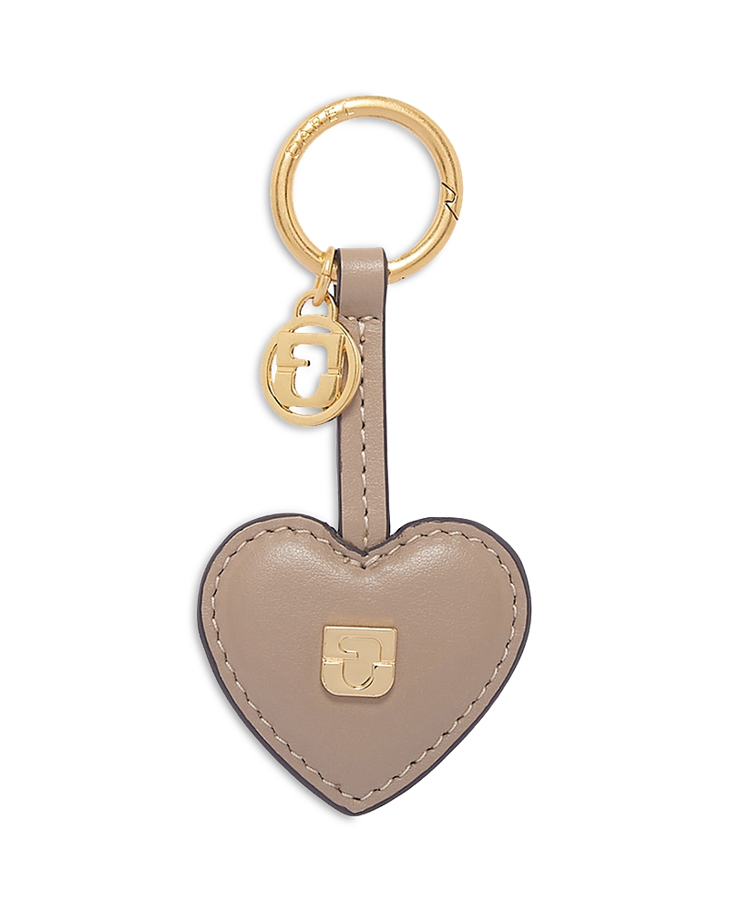 Gerard Darel Atout Coeur Heart Bag Charm In Gray