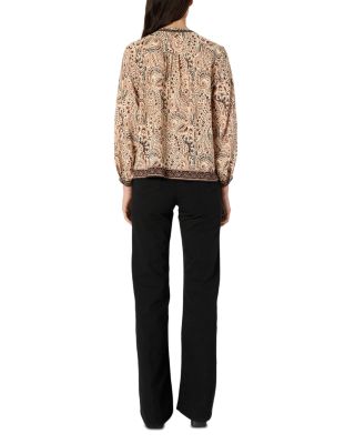 Amaya Paisley Print Top