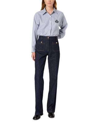 Alison Embroidered Pocket Shirt