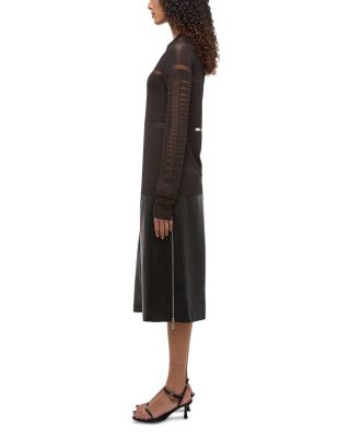 Shadow Striped Long Sweater