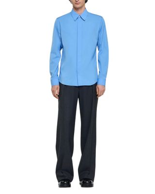 Hidden Placket Formal Shirt