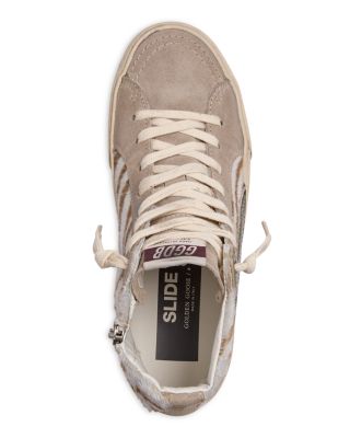 Unisex Slide Calf Hair Sneakers