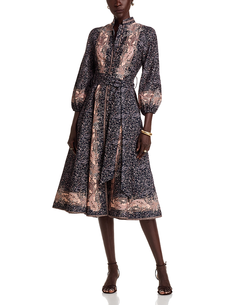 nancy yang floral print shirt dress Nancy Yang Floral Print Shirt Dress In Black - 66% Off