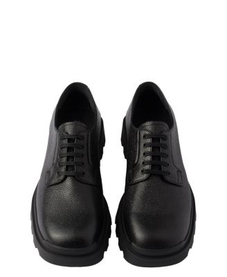  Men's Printed Leather Lace-Ups Shoes