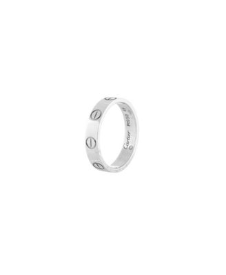 Love Wedding Band Ring Platinum
