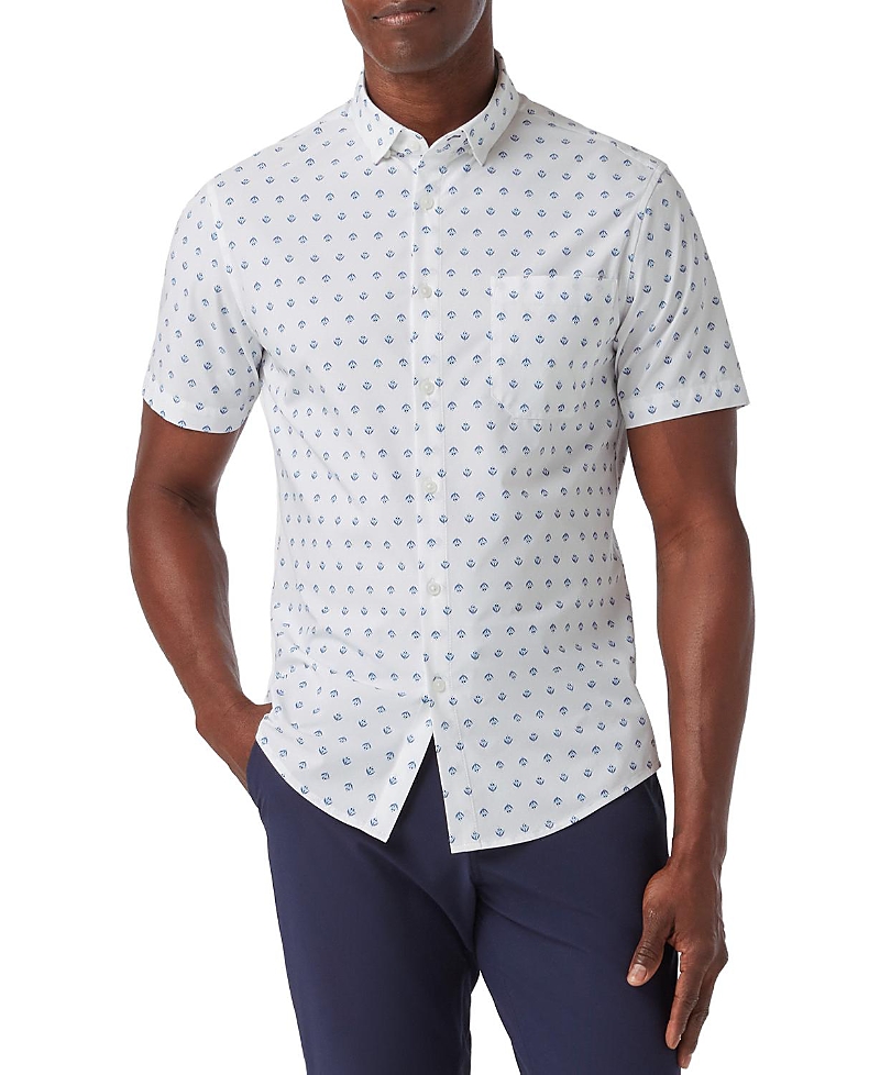 Mizzen + Main Mizzen+main Leeward Trim Fit Plaid Performance Button-up Shirt In Multi