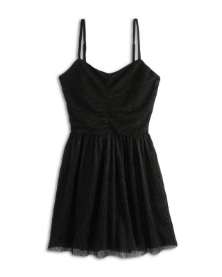 KatieJnyc - Girls' Sabrina Ruched Shimmer Mini Dress - Big Kid