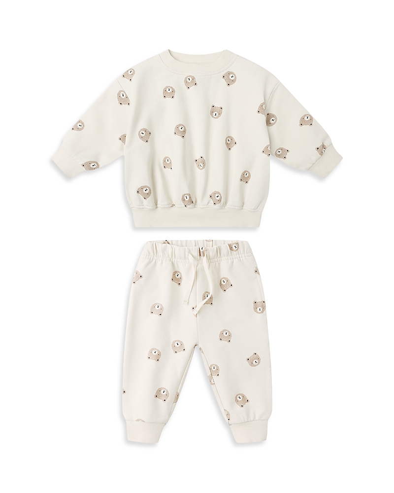 Quincy Mae Boys' Relaxed Sweatshirt & Pants - Baby In Neutral