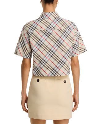 Short Sleeve Crop Shirt