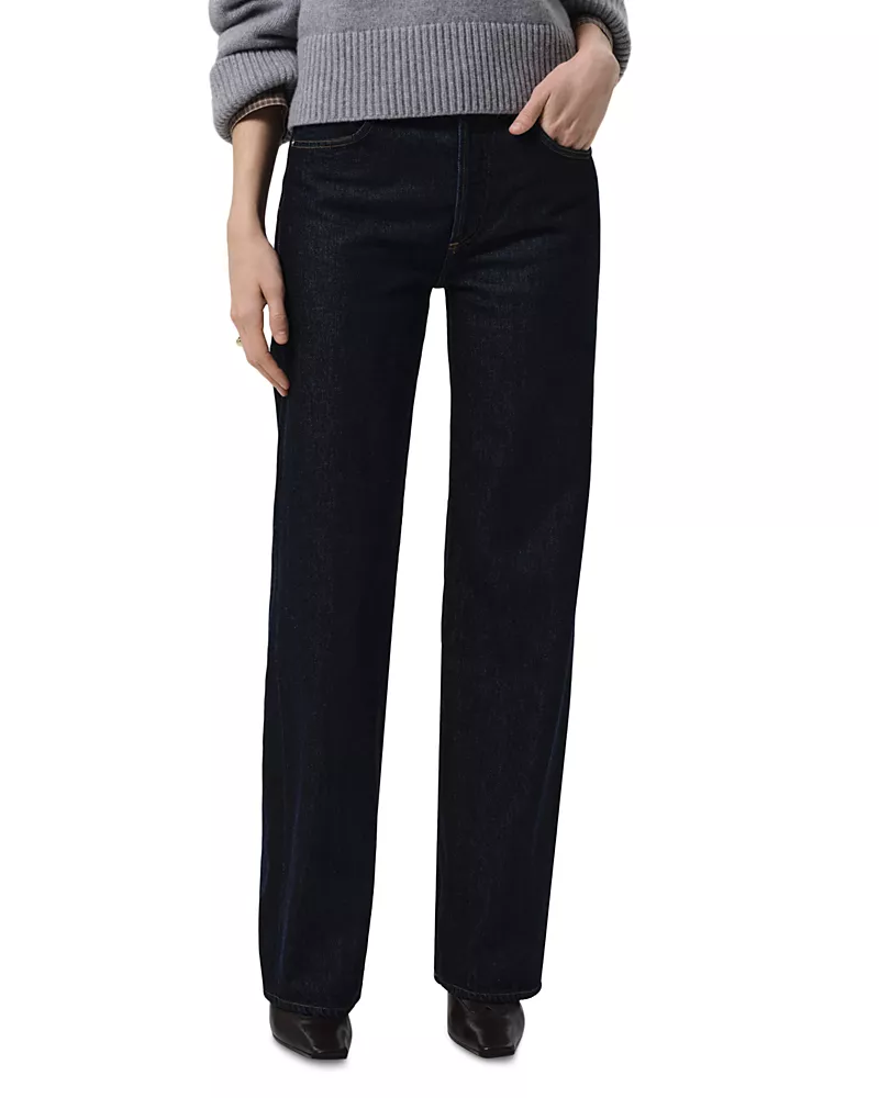 Citizens of Humanity Annina High Rise Straight Leg Jeans in Juno