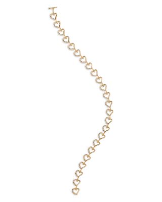 Heart Necklace, 16.7"L