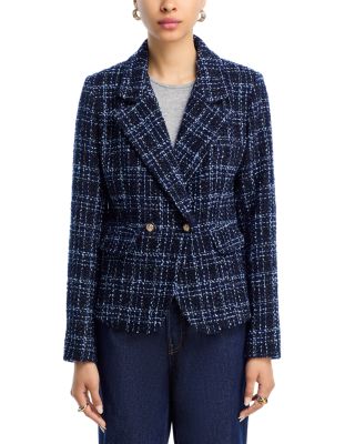 Tweed Double Breasted Blazer - Exclusive
