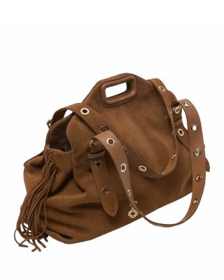Suede Miss M XL Bag