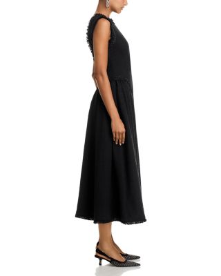 Boucle Sleeveless Midi Dress