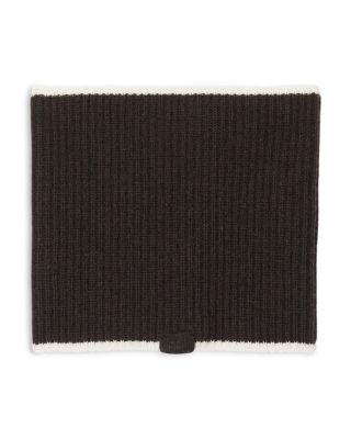 Rib Knit Neck Warmer Scarf