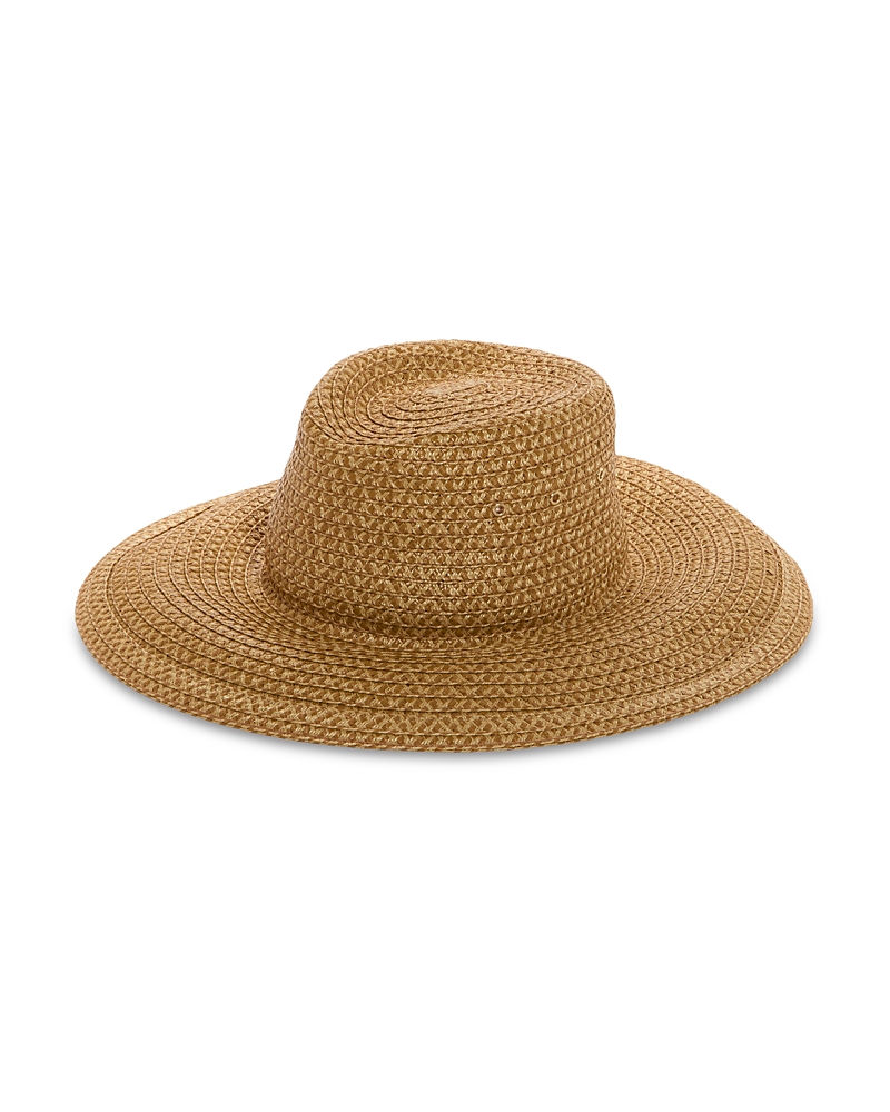 Eric Javits Camp Jav Fedora Hat In Brown