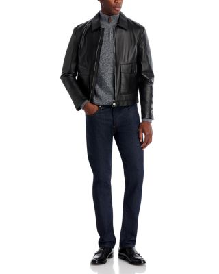 Black Twist Cashmere Quarter-Zip Sweater - Exclusive