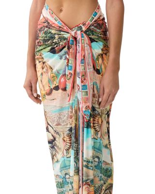 Long Sarong Swim Cover-Up