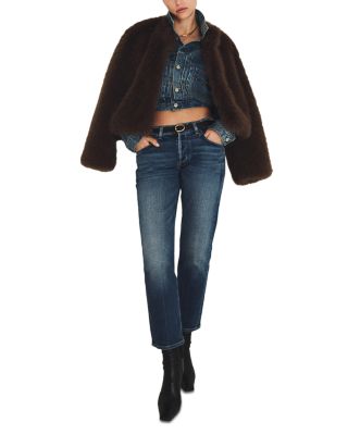 Blaine Vintage High Rise Straight Leg Jeans in Alma