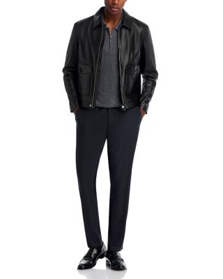 Ribbed Wool & Cashmere Zip Sweater Polo - Exclusive