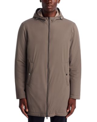 Travel Nylon Stretch Packable Hooded Parka 