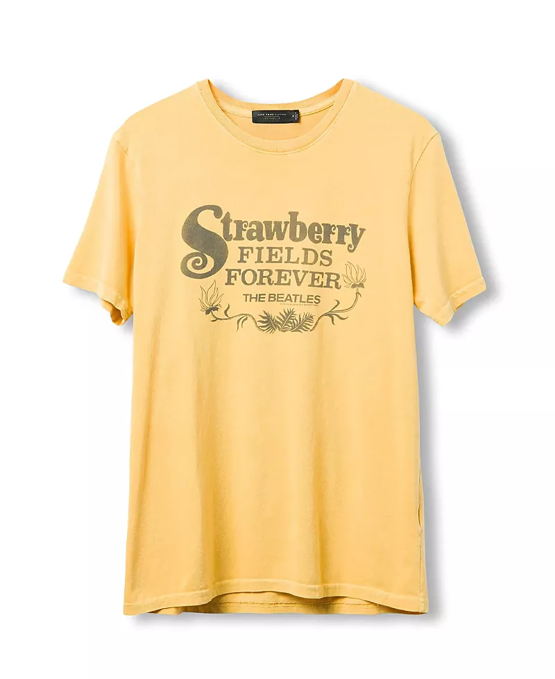 Junk Food Clothing Unisex The Beatles Strawberry Fields Forever Vintage Tee
