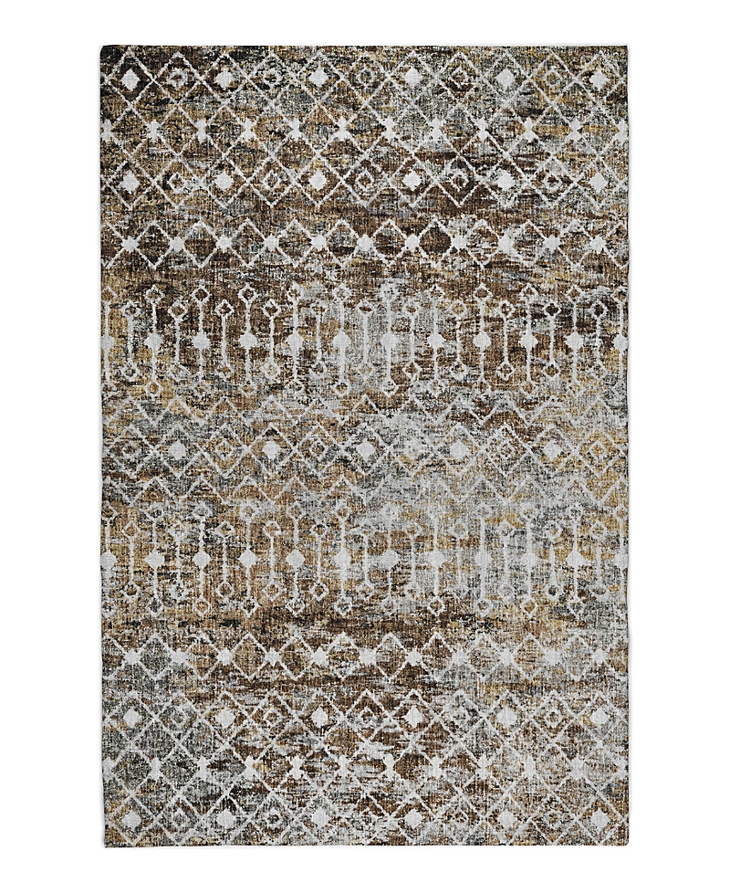 Dalyn Rug Company Dalyn Lorenzo Washable Ln7 Area Rug, 5' X 7'6 In Brown