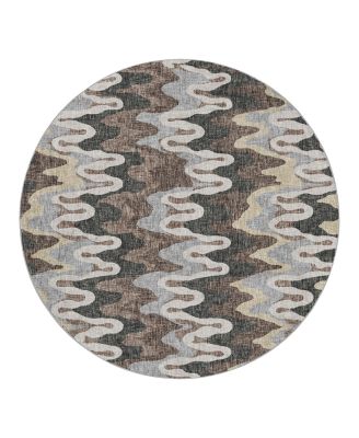 Dalyn Lorenzo Washable LN6 Round Area Rug, 8' x 8'