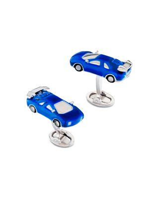 Blue Fast Car Cufflinks