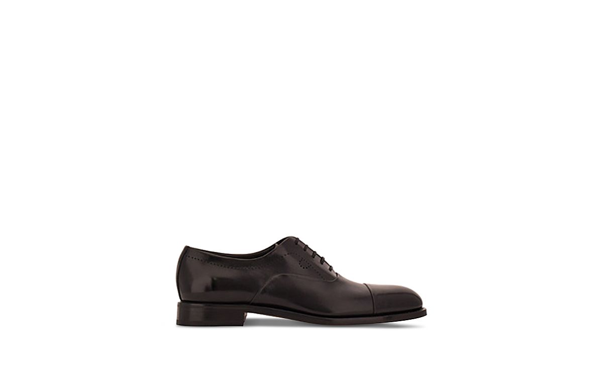 Ferragamo Men's Tramezza Oxford with Toe Cap