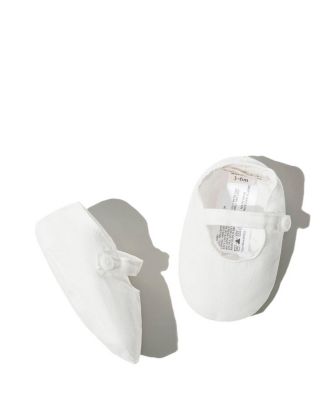 Unisex Linen Button Strap Soft Shoe - Baby