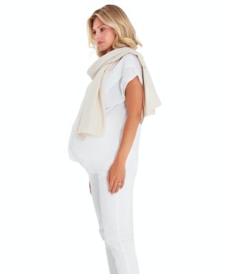 Handy Crossover Short Sleeve Cotton Maternity/Nursing Top