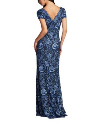 Oran Embroidered Tulle Gown