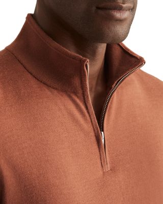 Quarter Zip Wool Sweater