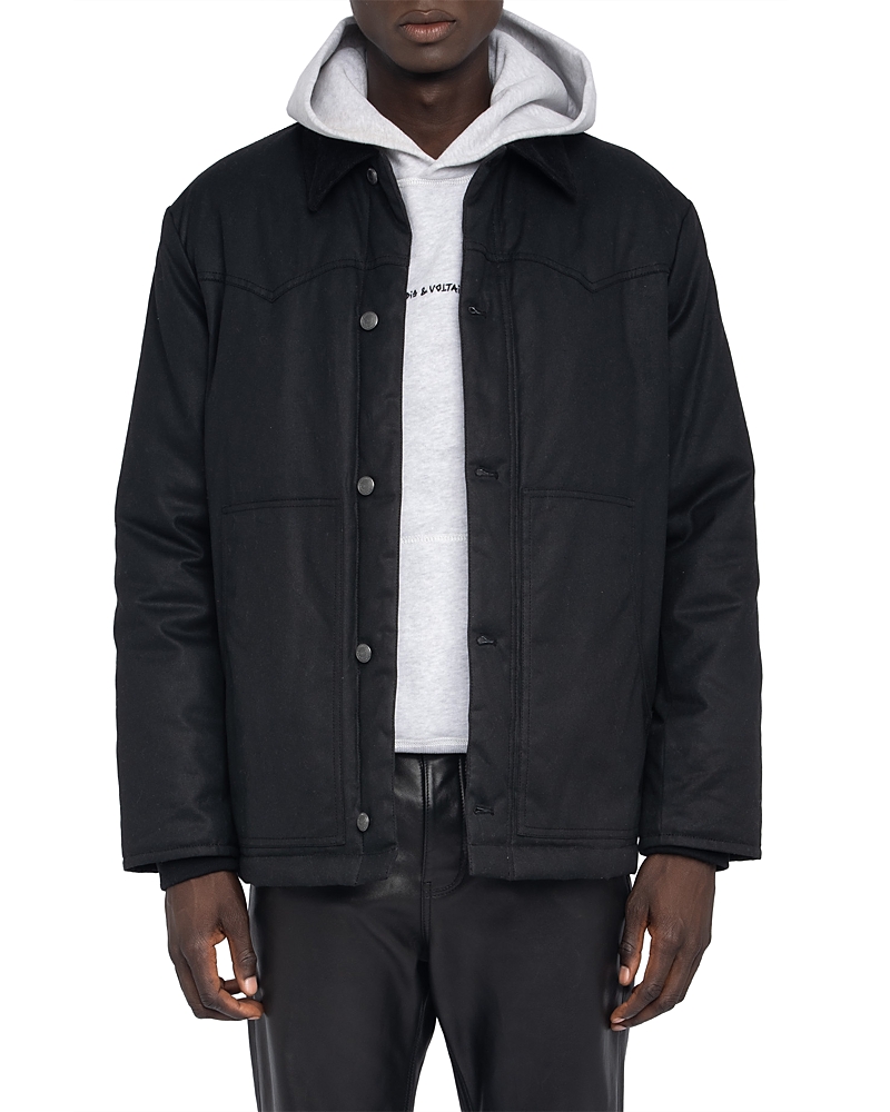 Zadig & Voltaire Jakna Button-fastening Jacket In Black