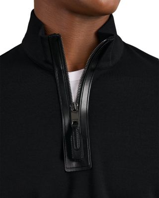 Interlock Quarter Zip Sweater