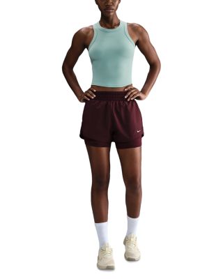 Fitted Racerback Crop Tank