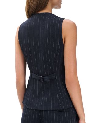 Irina Ponte Plaid Long Vest