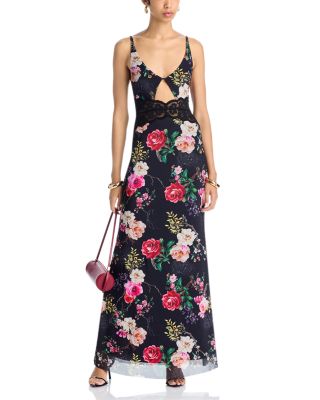 Elyse Keyhole Maxi Dress