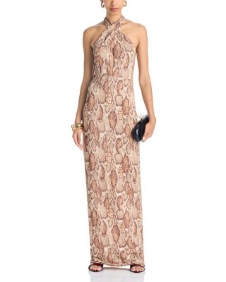 Genie Halter Maxi Dress