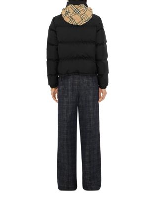 Ambleside Check Trim Puffer Jacket