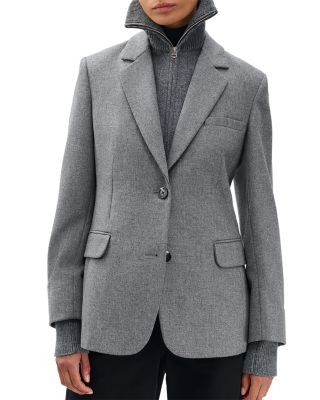Frank Knit Combo Blazer