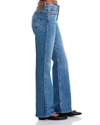 Wedgie High Rise Boot Cut Stretch Jeans in Fair Point