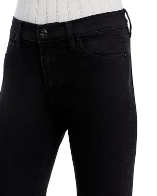 The Pixie Icon Mid Rise Ankle Jeans in Black